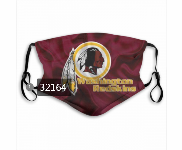 NFL 2020 Washington Redskins #5 Dust mask with filter->nfl dust mask->Sports Accessory